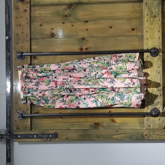 H&M FLORAL MAXI SKIRT SIZE 0 - Picture 1 of 7